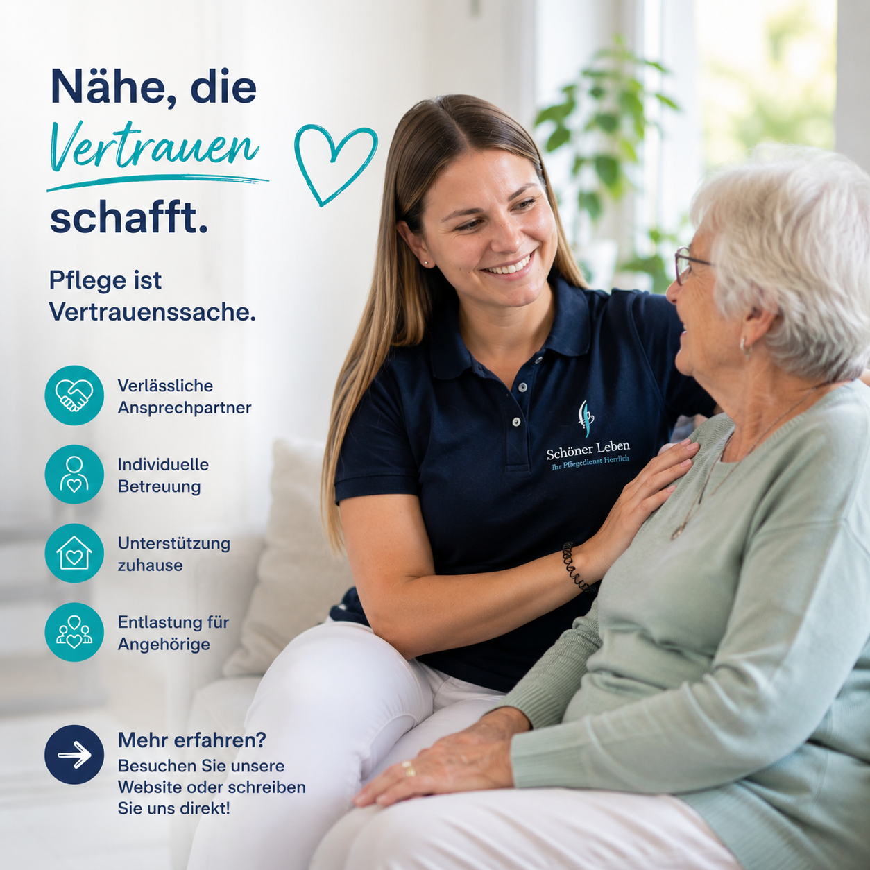 Beratungsgespräch zu Kurzzeitpflege und Verhinderungspflege