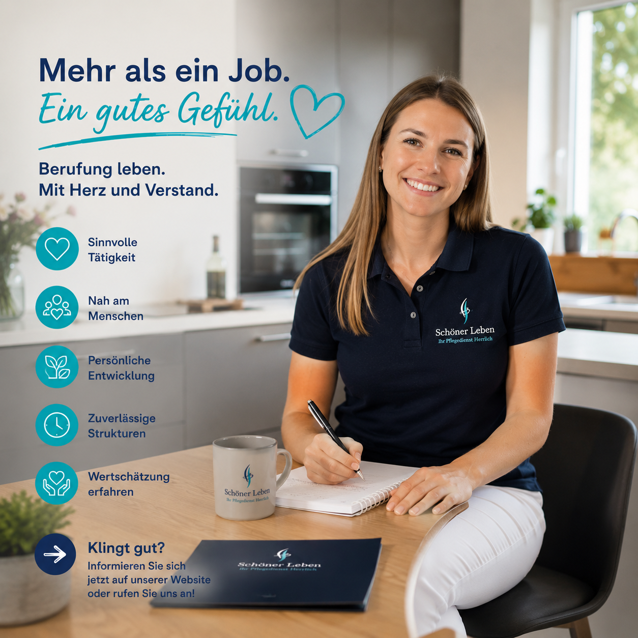 Pflegekraft unterstützt Seniorin bei einer ausgewogenen Mahlzeit