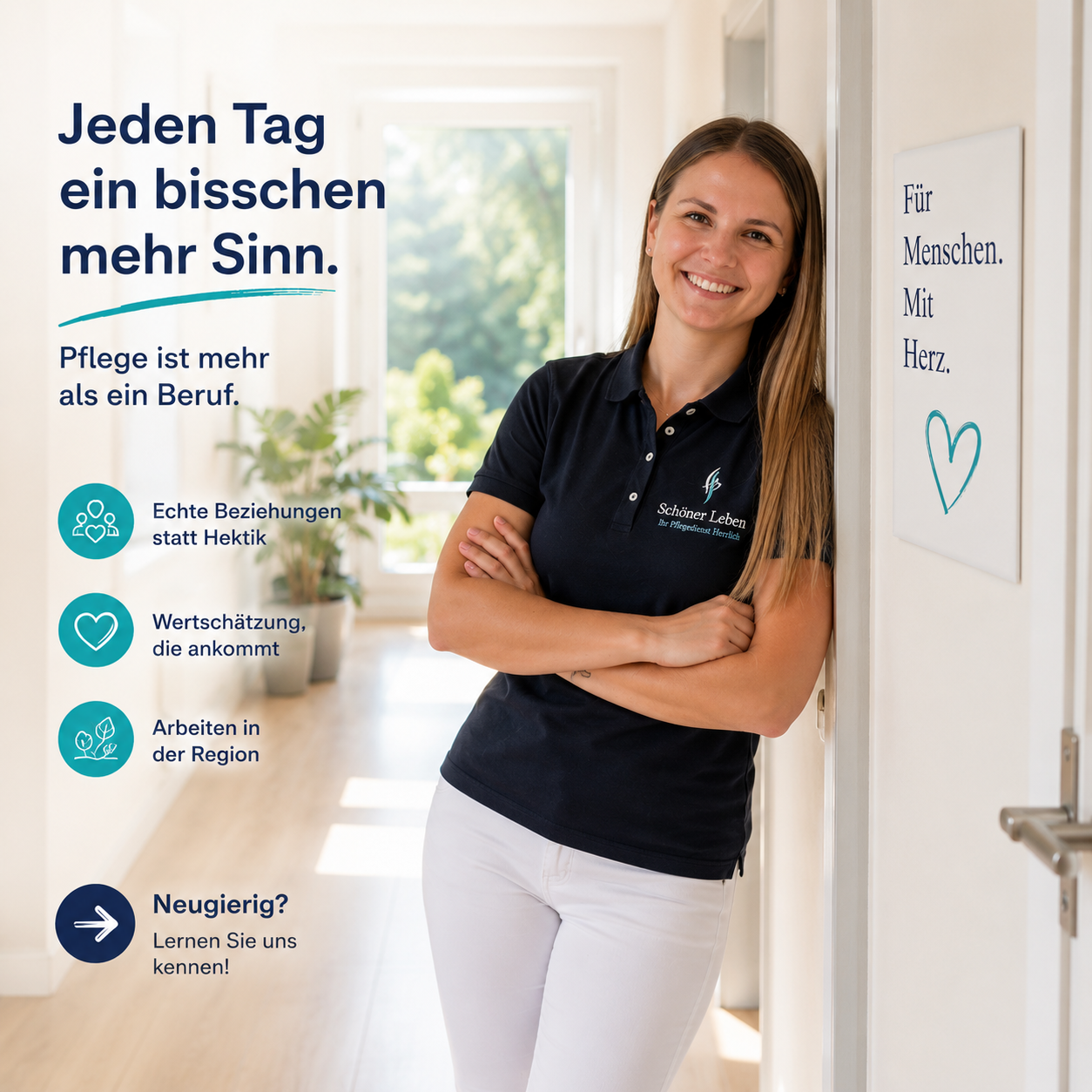 Nachdenkliche pflegende Angehörige findet Entlastung und Unterstützung