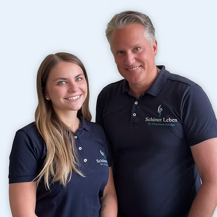 Lars Dahlhof mit Mitarbeiterin